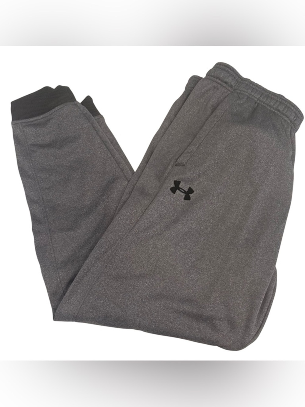 NWT Under Armour Mens XL Gray ColdGear Fleece Joggers Sweatpants